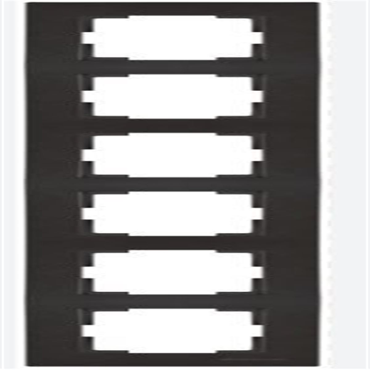 RİTA ALTILI DİKEY ÇERÇEVE SİYAH 1